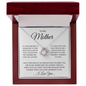 To My Mother -Imagine - Love Knot Necklace. L