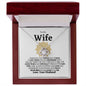 To My Wife | Beautiful - Love Knot Necklace.