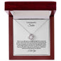 To My Beautiful Sister-No Matter What-Love Knot Necklace π