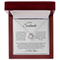 To My Soulmate-Beautiful - Love Knot Necklace L