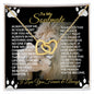 To My Soulmate-Interlocking Hearts Necklace