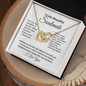 To My Beautiful Soulmate-Give-Interlocking Hearts Necklace