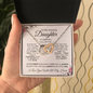To My Amazing Daughter-Interlocking Hearts Necklace