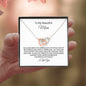 To My Beautiful Mom -My Rock-Interlocking Hearts π