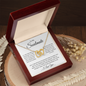 To My Soulmate - A Gift -Interlocking Hearts -Necklace. L