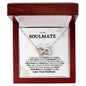 To My Soulmate| Interlocking Hearts Necklace