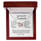 To My Beautiful Soulmate-Give-Interlocking Hearts Necklace