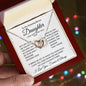 TO MY AMAZING BONUS DAUGHTER - LIFE Interlocking Hearts Necklace