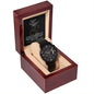 To My Son - Black Chronograph Watch