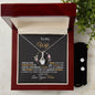 To My Wife - Alluring Beauty Necklace and Cubic Zirconia Earring Set