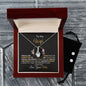 To My Wife - Alluring Beauty Necklace and Cubic Zirconia Earring Set