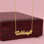 To My Daughter- Congratulations U Meant the World to me- Personalized Name Necklace