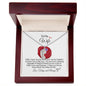To My Wife-We Are So Grateful-Custom Baby Foot Birthstone Necklace