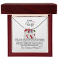 To My Wife-We Are So Grateful-Custom Baby Foot Birthstone Necklace