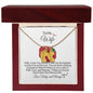 To My Wife-We Are So Grateful-Custom Baby Foot Birthstone Necklace