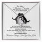 To My Bonus Sister - Forever Love Necklace