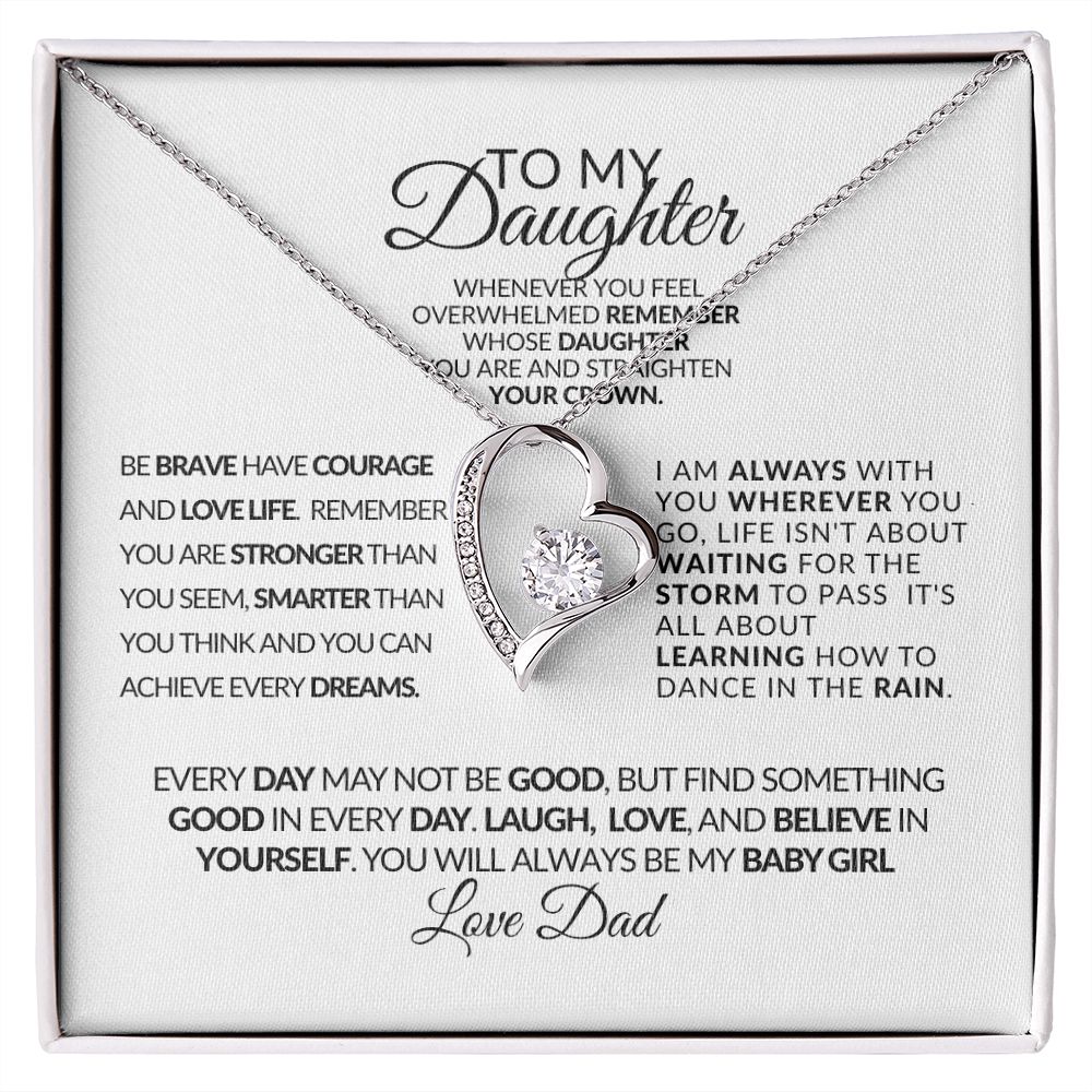 To My Daughter - Remember Whose Daughter You Are - Personalized Tumbler