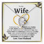To My Wife | I Support You - Forever Love Necklace💕