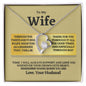 To My Wife - Love & Support- Forever Love Necklace π