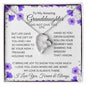 To My Amazing Granddaughter-Forever Love Necklace