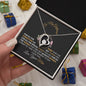To My Girlfriend Forever Love Necklace π