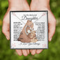 TO MY BELOVED DAUGHTER - Forever Love Necklace