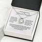 To My Beautiful Granddaughter- Forever Love Necklace