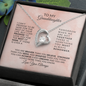 To My Granddaughter- Shine-Forever Love Necklace