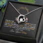 To My Girlfriend Forever Love Necklace π