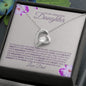 TO MY AMAZING DAUGHTER-LOVE DAD-LOVEKNOT NECKLEAC💕