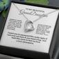 To My Beautiful Granddaughter- Forever Love Necklace