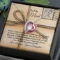 To My Mom - Beautiful U -Forever Love Necklace