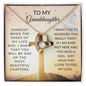 To My Granddaughter-LIGHT- Forever Love Necklace