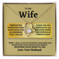 To My Wife - Love & Support- Forever Love Necklace π