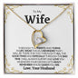To My Wife | Through The Twists And Turns In Life-Forever Love Necklace❤️