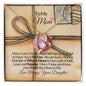To My Mom - Beautiful U -Forever Love Necklace
