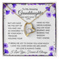 To My Amazing Granddaughter-Forever Love Necklace