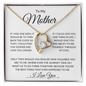 To My Mother - Forever Love Necklace L