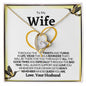 To My Wife | I Support You - Forever Love Necklace💕