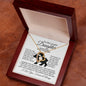 To My Lovely Daughter-Forever Love Necklace