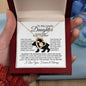 To My Lovely Daughter-Forever Love Necklace