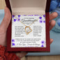 To My Amazing Granddaughter-Forever Love Necklace