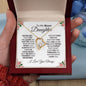 To My Bonus Daughter-Forever Love Necklace