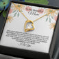 To My Beautiful Mom - Thanks -Forever Love Necklace💕