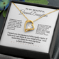 To My Beautiful Granddaughter- Forever Love Necklace