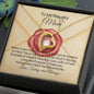 To My Beautiful Mom -U Are My Joy My World- Forever Love Necklace