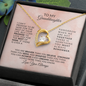 To My Granddaughter- Shine-Forever Love Necklace