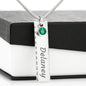 Birthstone Name Necklace: TO MY SISTER