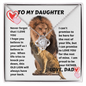 To My Daughter - Beautiful - Love Knot Necklace