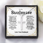 To My Soulmate I Love You Stainless Steel Cross❤️